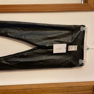 NWT fake leather pants